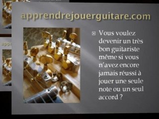 Apprendre jouer guitare