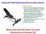 BodyCraft F320 Flat/Incline/Decline System Bench