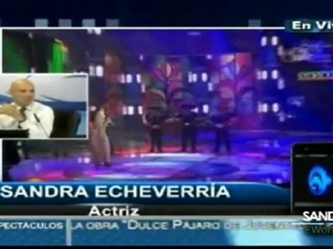 Sandra Echeverria con Javier Poza via Telefonica