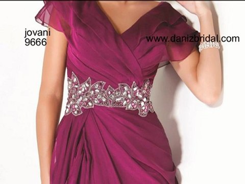 Jovani 9666 Off The Shoulder Gown 9666