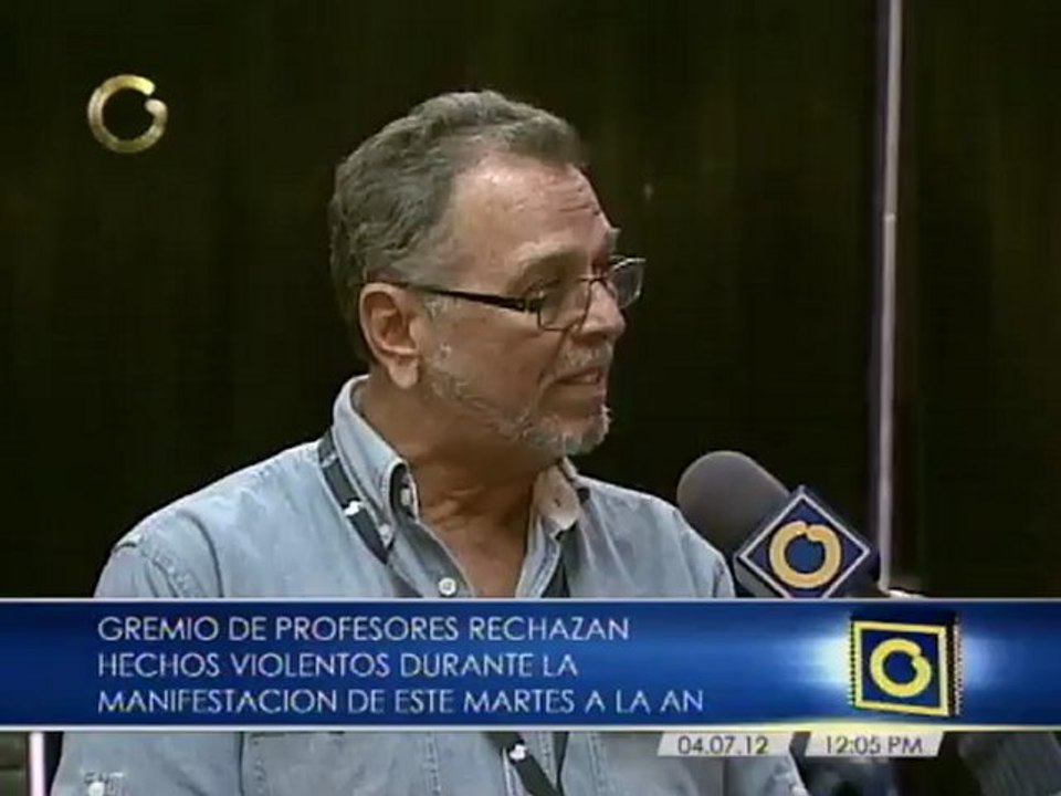 APUCV denunció las agresiones que sufrieron educadores y estudiantes durante la marcha a la AN