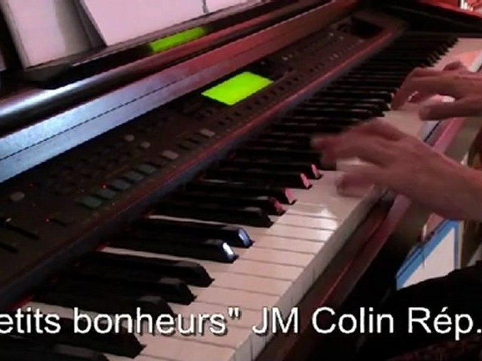 "Prendre conscience des petits bonheurs" JM Colin Rép.2