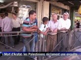 Mort d'Arafat: les Palestiniens réclament une enquête