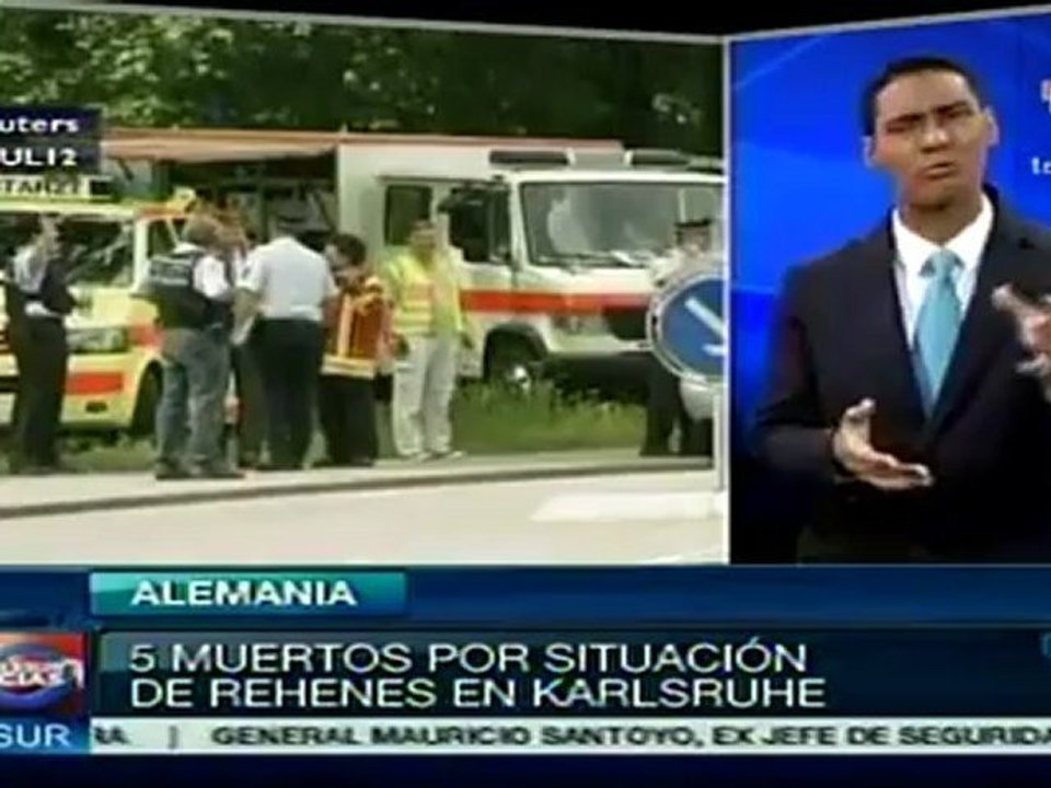 Cinco muertos por situación de rehenes en Alemania