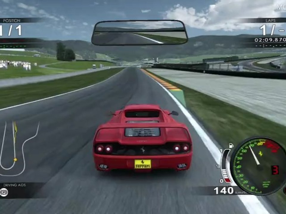 Test Drive Ferrari Racing Legends PS3 - Ferrari F50 at Mugello GP