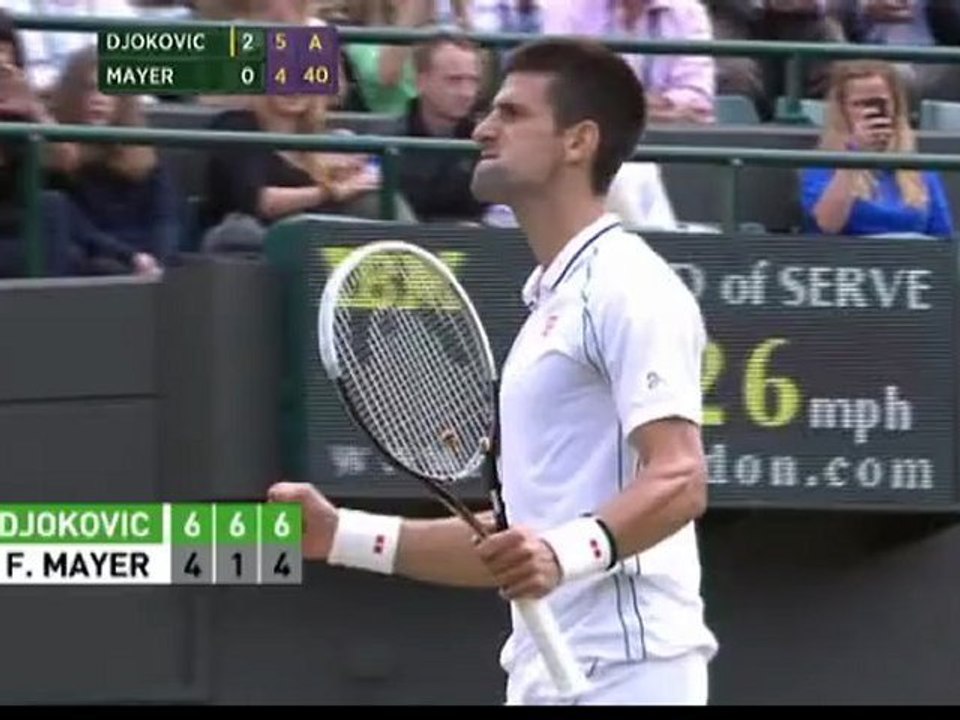 WIMBLEDON 2012 - 1/4 de Finales Simples Messieurs