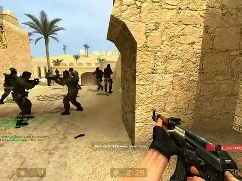 Counter Strike Source - Tactics Training pt2 Suicide Flash