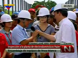 (VÍDEO) Inspeccionan planta de electrodomésticos Haier en Miranda