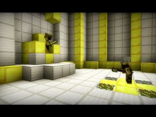 Minecraft Pixel art de Tyrael de Diablo 3 par la team Extraxx