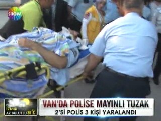 Van'da polise mayınlı tuzak - 04 temmuz 2012