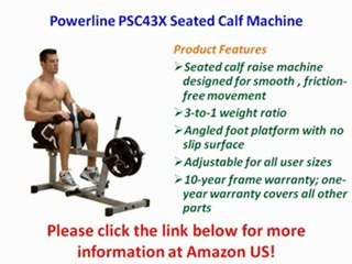 NEW Powerline PSC43X Seated Calf Machine