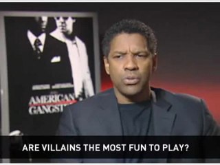 Denzel Washington talks American Gangster