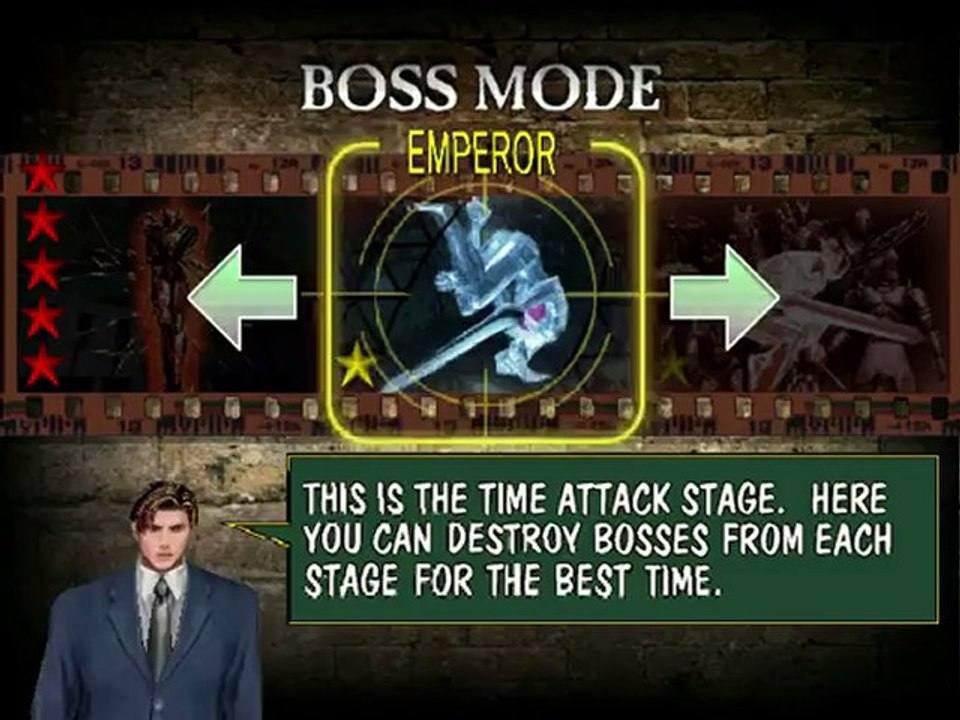 Boss Mode Emperor - The House Of The Dead 2 (Speedrun) 00m16s53