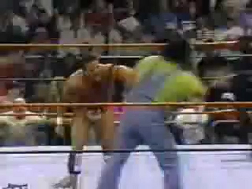 WWF Raw is War 4 7 97 - Owen Hart and British Bulldog vs The Godwins