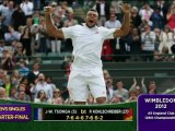 Wimbledon - Tsonga se hisse en demi-finale (bis)