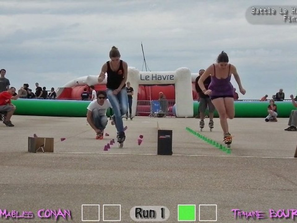 Quart-de-Finale to Finale Speed Slalom Women @Le Havre 2012