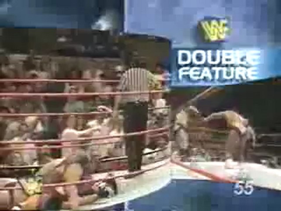 WWF Shotgun 05 03.1997 - The New Blackjacks vs. Owen Hart  British Bulldog