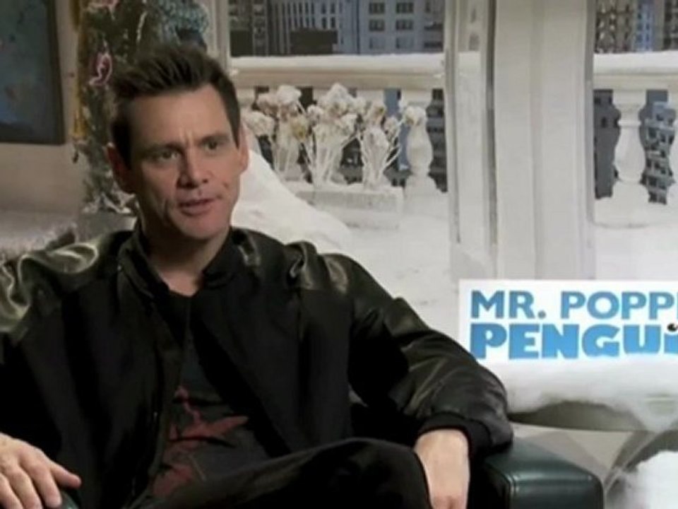Jim Carrey On Mr Popper's Penguins