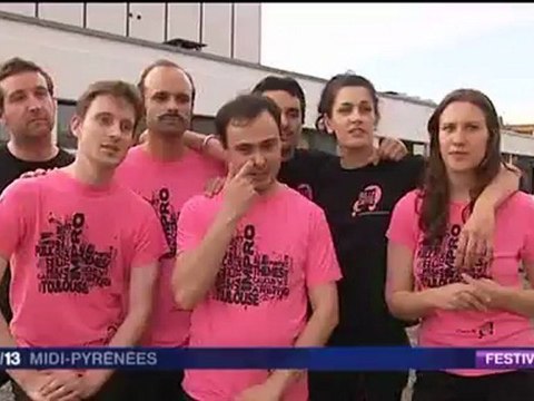 Reportage France 3 Festival d'Improvisation de la Bulle Carrée