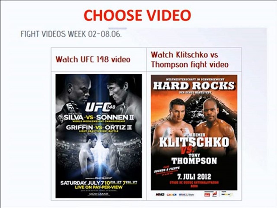 Silva vs Sonnen round