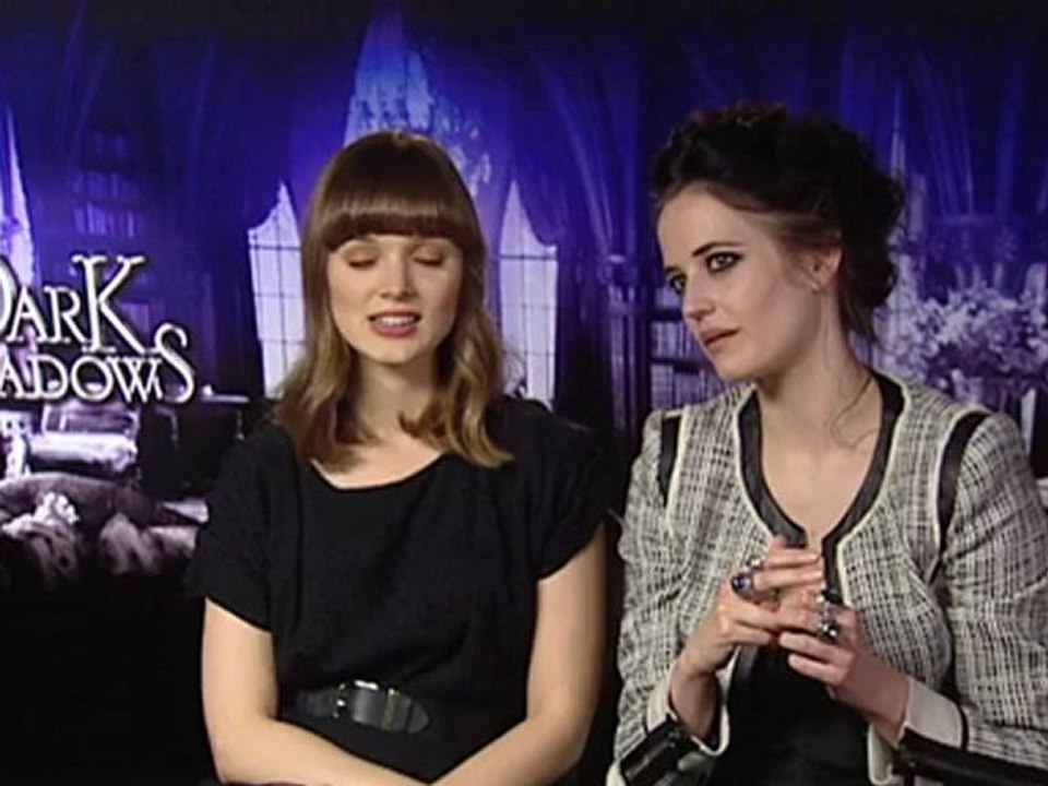 Eva Green And Bella Heathcote Interview -- Dark Shadows
