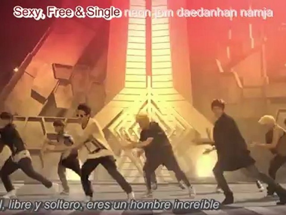 Super Junior -Sexy  Free & Single MV (karaoke+subs español)