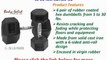 NEW Body Solid Set of 6 Rubber Coated Hex Dumbbells 5 to 30 lbs. SDRS5-30