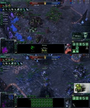 [SC2] vFpNadrius (Terran) Vs ShinGouki (Zerg) : Views of 2 players Starcraft II :