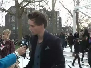 Eddie Redmayne Interview at the Burberry Show I GRAZIA