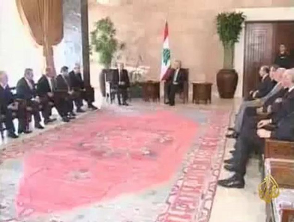 مظاهرة لأنصار تيار المستقبل احتجاجاًعلى ترشيح ميقاتي