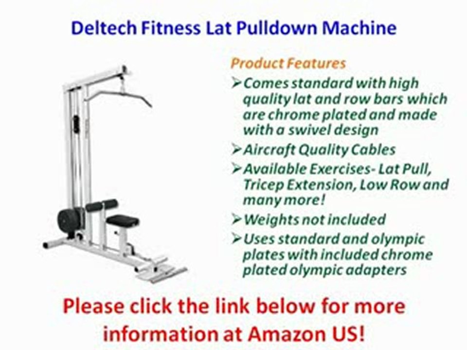 [REVIEW] Deltech Fitness Lat Pulldown Machine