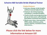 Schwinn 460 Variable Stride Elliptical Trainer