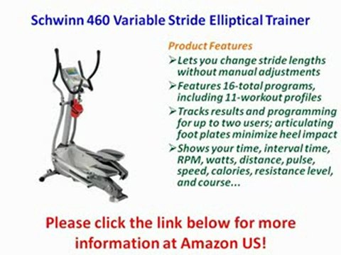 [REVIEW] Schwinn 460 Variable Stride Elliptical Trainer