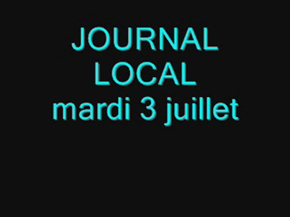 mardi 3 juillet bis