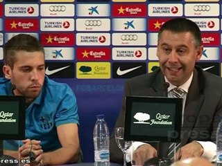 Bartomeu: "El fichaje de Alba es una excelente noticia"