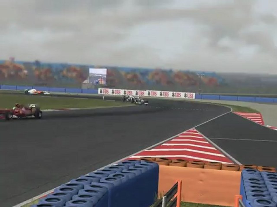 F1 2011 - GP de Turquie - Kier (moi) vs Barrichello (1)