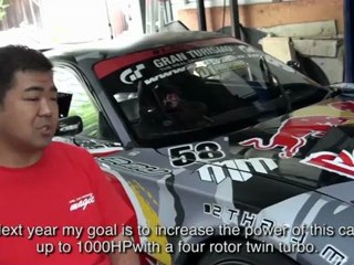 D1 Drift Car Mad Mike's JAPBUL TCP Magic FD3S RX-7 in Detail