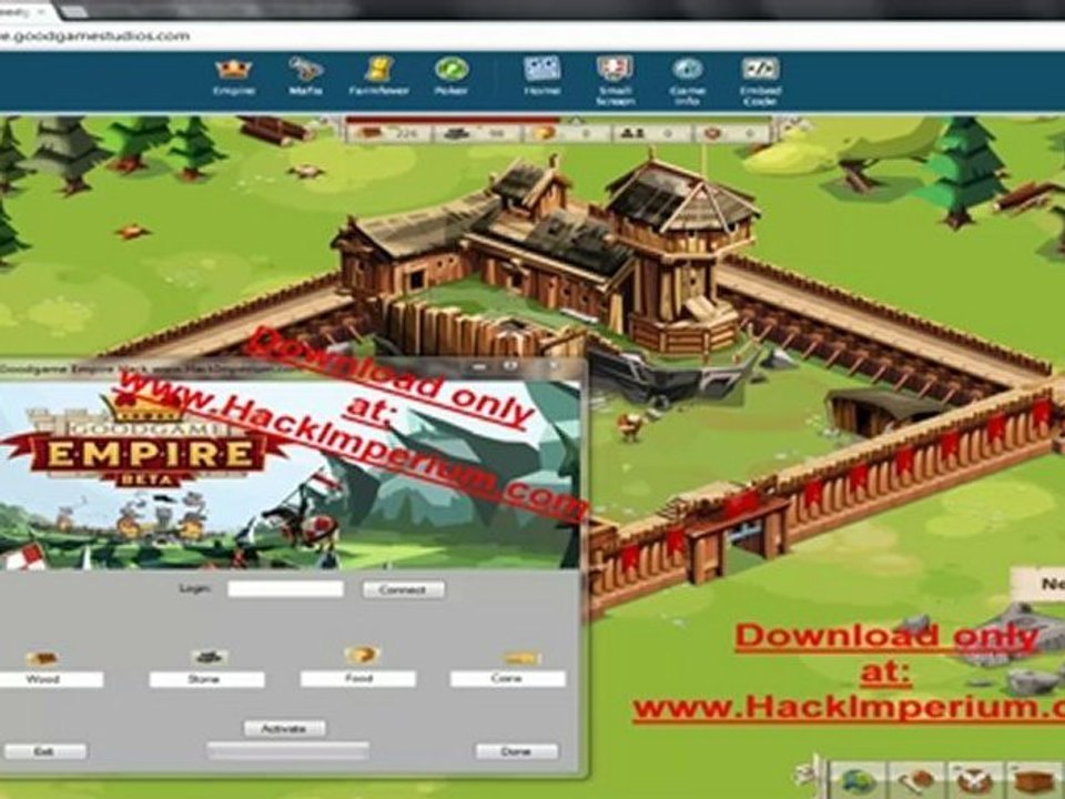 Goodgame Empire resources hack
