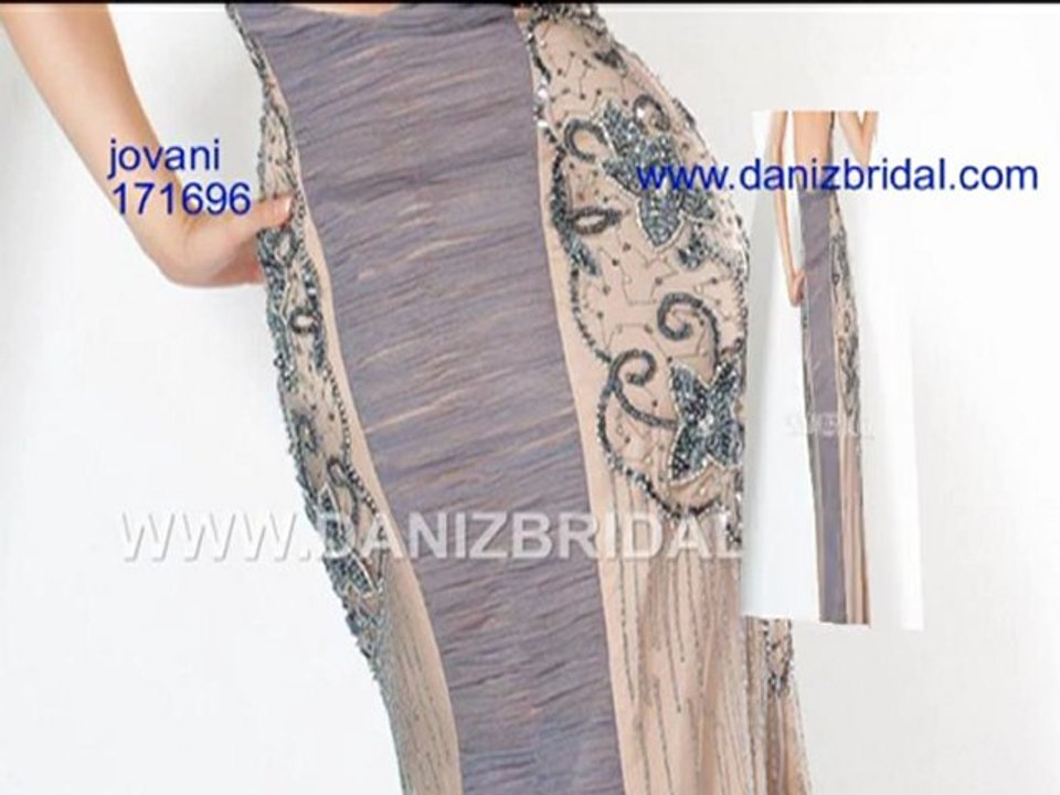 Jovani 171696 Beaded Embroidered Evening Gown