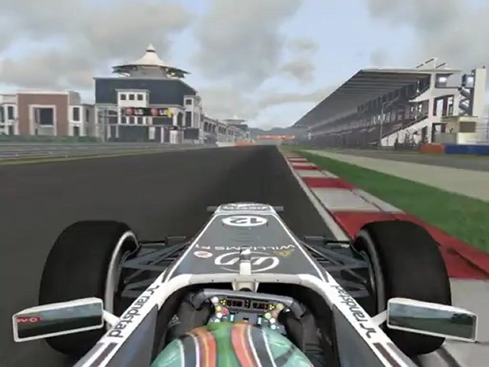 F1 2011 - GP de Turquie - Finish + Kier vs Barrichello (4) (onboard)