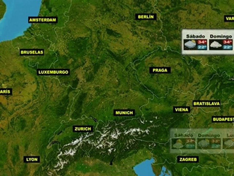 El tiempo en Europa, por países, previsión del viernes 6 de julio al lunes 9 de julio