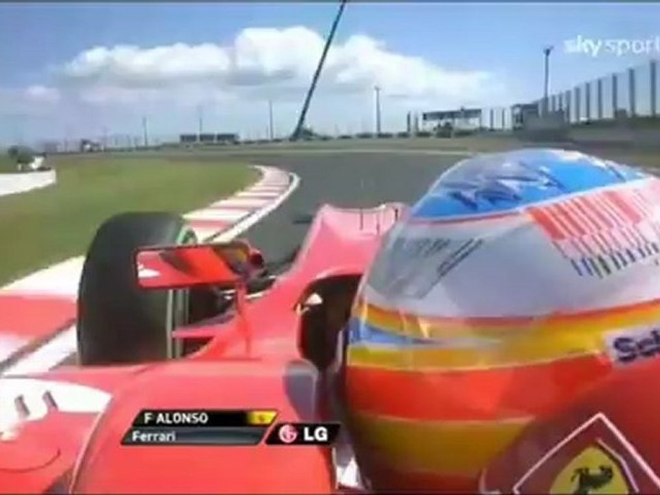 F1 2010 Suzuka Circuit Onboard Alonso Q3 Qualifying Lap [HD] Engine Sounds