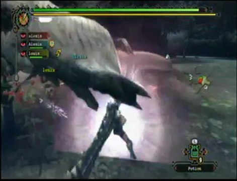 [MH3]Hunters of Toundra VS Lagiacrus+