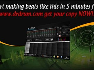 Making a rap beat using a beat maker software