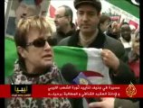 مسيرة في جنيف لتأييد ثورة الشعب الليبي ولإدانة القذافي