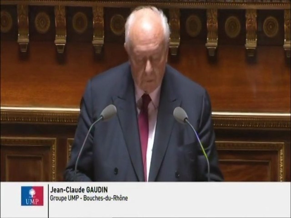 Discours de Jean-Claude Gaudin suite à la Déclaration de Politique Générale du Premier ministre Jean-Marc Ayrault au Sénat