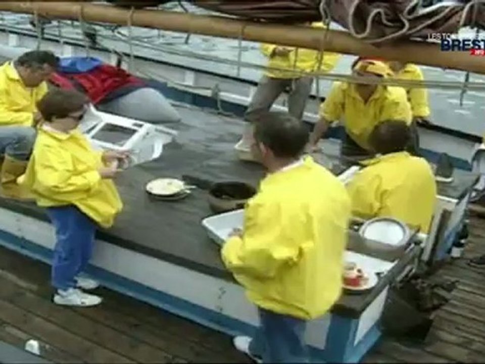 Les Tonnerres de Brest 2012 : Brest'92 : Arrivée des vieux gréements