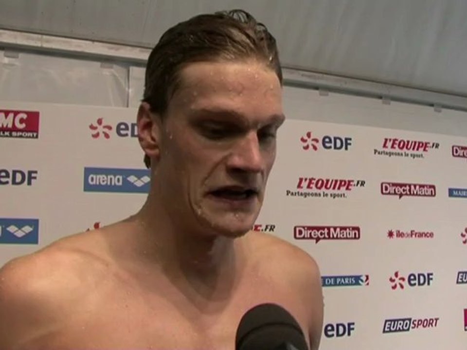 Open EDF 2012 - Réactions séries Alain Bernard et Yannick Agnel