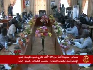 أكثر من 120ألف نازح في الجنوب السوداني