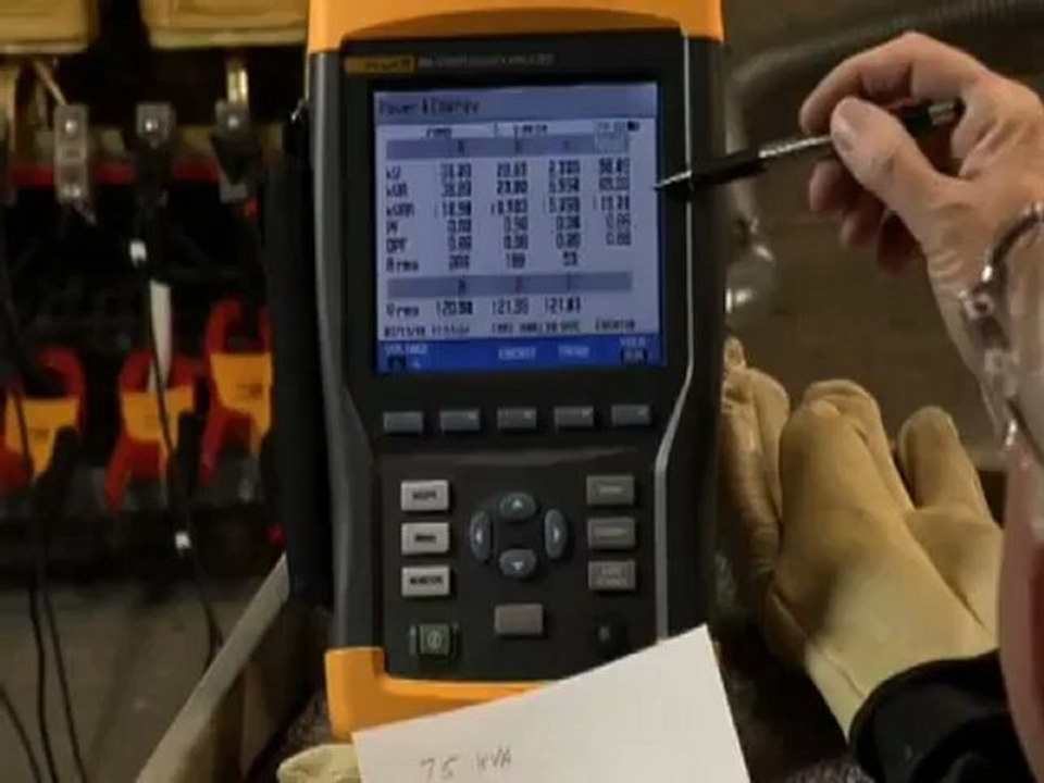 Fluke 435-II BASIC Power Quality Analyzer Transformer Troubleshooting